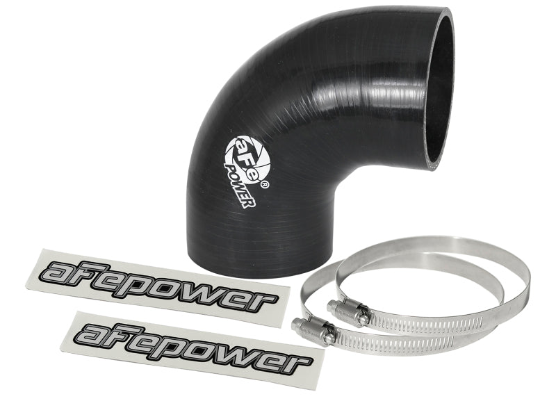 aFe Magnum FORCE Intake Coupling Kit (2-3/4 IN ID x 5 IN L x 90 Deg.) Elbow Coupler - Black - 59-00076