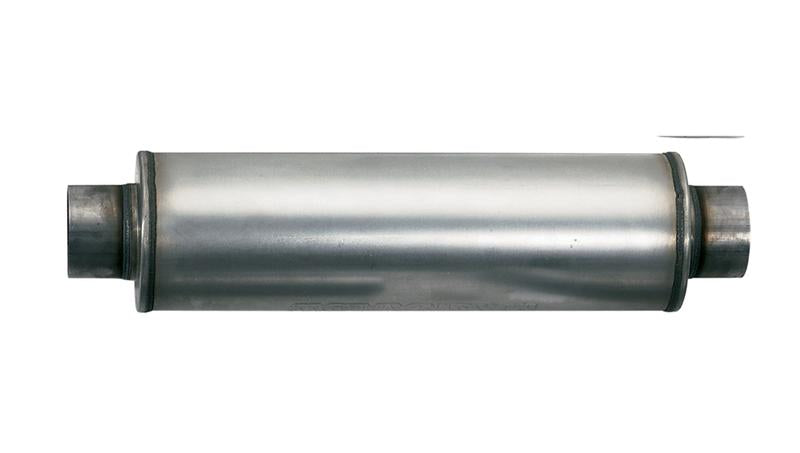 aFe Scorpion Replacement Alum Steel Muffler Double Layer 2-1/2in In/Out Center/Offset 18inL x9inW - 49M00002