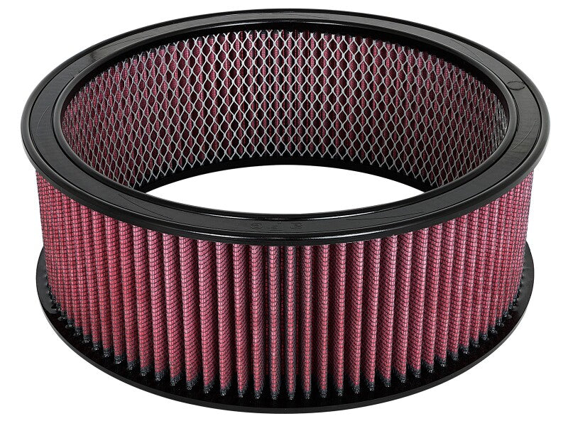 aFe MagnumFLOW Air Filters Round Racing P5R A/F RR P5R 14OD x 12ID x 5H E/M (Blk/Red) - 18-11416
