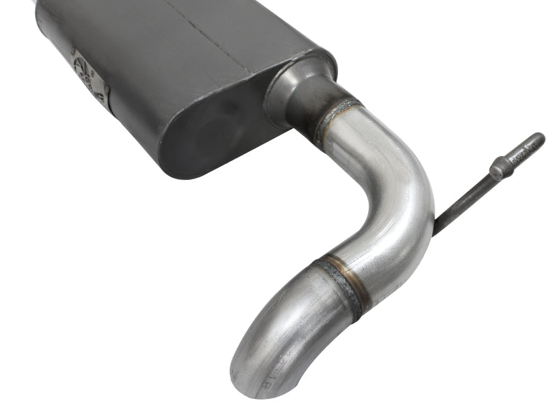 aFe Scorpion Exhaust System Cat Back 2.5in Aluminized Hi-Tuck 07-18 Jeep Wrangler JK V6 3.6/3.8L - 49-08043