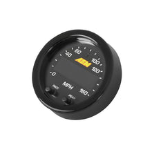 Load image into Gallery viewer, AEM X-Series 0-160 MPH Black Bezel w/ Black Face GPS Speedometer Gauge - 30-0313