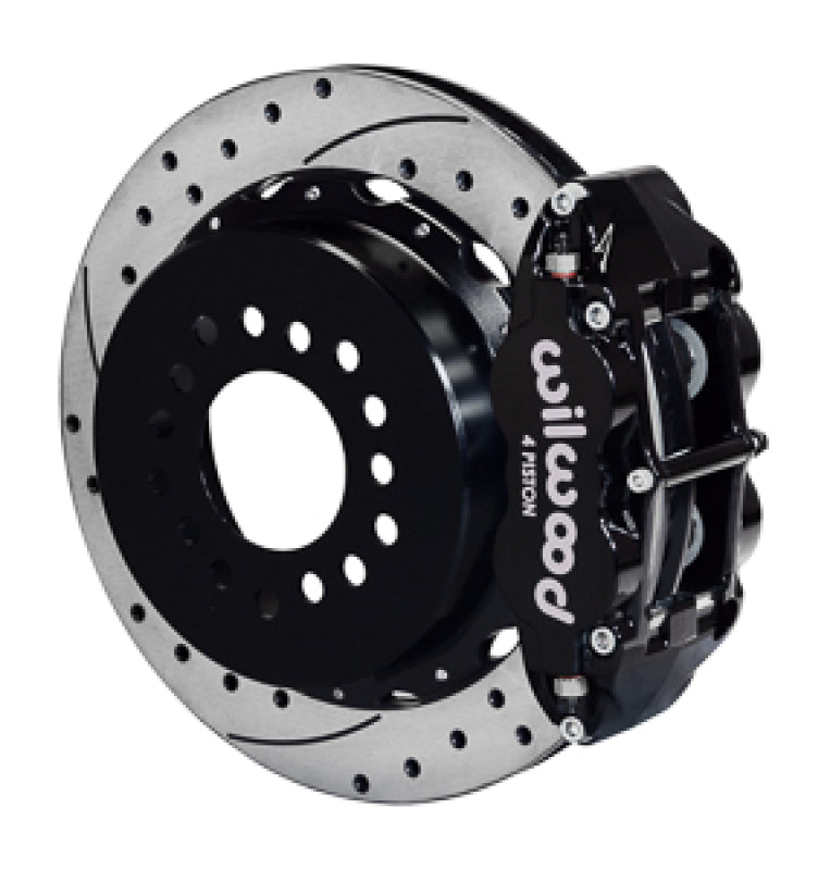 Wilwood Narrow Superlite 4R Rear Kit 12.88in Drilled Rotors G-Body W/ 2.62in Axle Offset - 140-17658-D