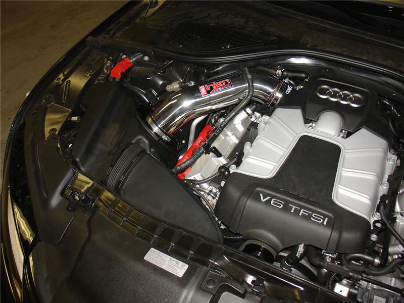 Injen 12-18 Audi A7 3.0L Supercharged Polished Short Ram Intake w/ MRI Tech & Air Horn - SP3085P