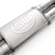 Load image into Gallery viewer, Stainless Works 2008-09 Pontiac G8 GT 3in Catback System X-Pipe Turbo Chambered Muffler 3.5in Tips - PG8CBFC