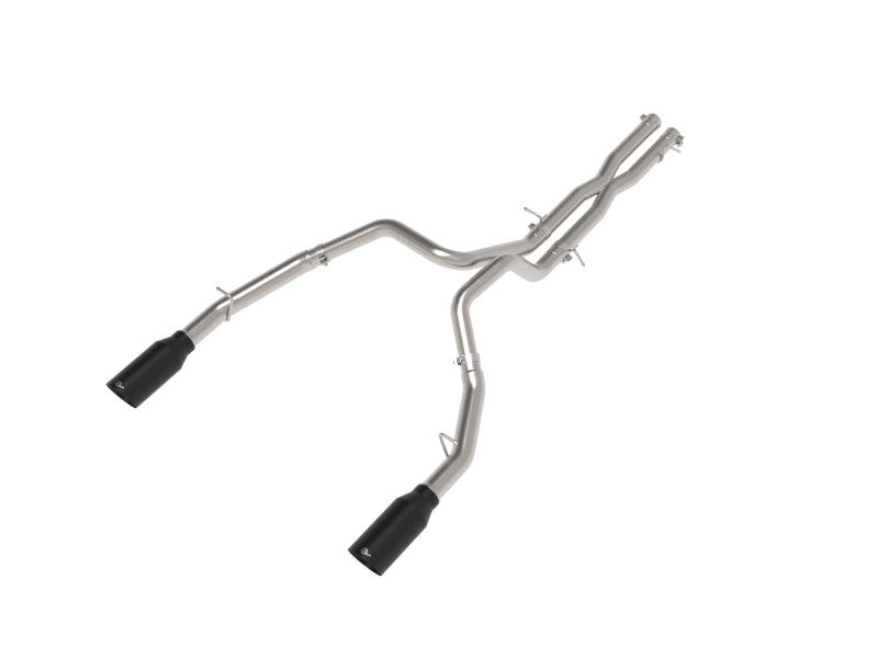 aFe 2025 Dodge RAM 1500 Vulcan Series 304 Stainless Steel Cat-Back Exhaust System w/ Black Tip - 49-32087-B