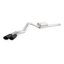 Load image into Gallery viewer, Stainless Works 2020-21 Silverado HD 6.6L Legend Catback Black Tips - CT220CBL-B