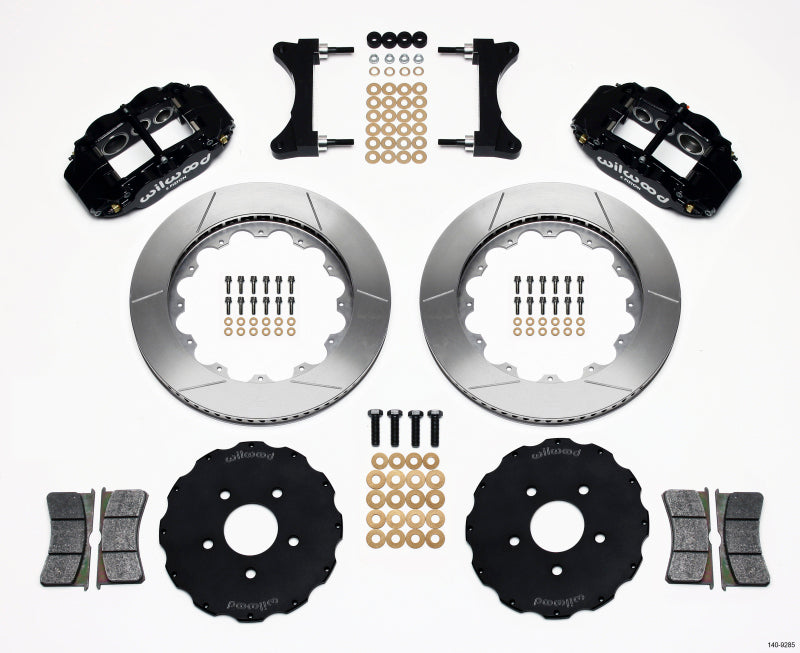 Wilwood Narrow Superlite 6R Front Hat Kit 14.00in Mitsubishi EVO VIII - 140-9285