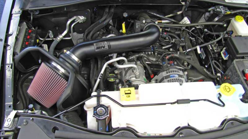 K&N 10-11 Jeep Liberty 3.7L V6 High Flow Performance Intake Kit - 77-1562KTK