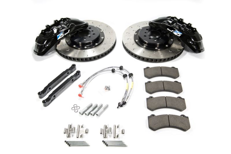 Alcon 2009+ Nissan GT-R R35 412x36mm Rotor 6 Piston Caliper RC6 Front Axle Kit - Sky Blue - ALABKF7059ZG05