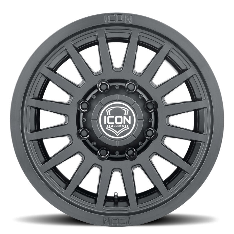 ICON Recon SLX 18x9 8x180 BP 12mm Offset 5.5in BS 124.2mm Hub Bore Satin Black Wheel - 3618908955SB