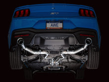 Load image into Gallery viewer, AWE 2024 Ford Mustang GT Fastback S650 RWD Track Edition Cat-Back Exhaust w/ Dual Chrome Silver Tips - 3020-32650