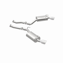 Load image into Gallery viewer, MagnaFlow Axle-Back Stainless Dual Split 4in Polished Tips 10-15 Chevrolet Camaro Convert. 3.6L V6 - 15354