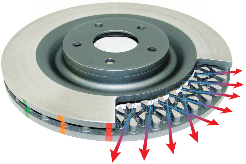 DBA Street T2 Slotted KP Rotor Street Flat Disc (Replaces AP CP4542-106/107) w/o Nuts - DBA2750.1S