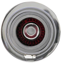 Load image into Gallery viewer, K&amp;N Universal Air Filter Chrome Round Tapered Red - 4in Flange ID x 1.125in Flange Length x 5.5in H - RG-1001RD