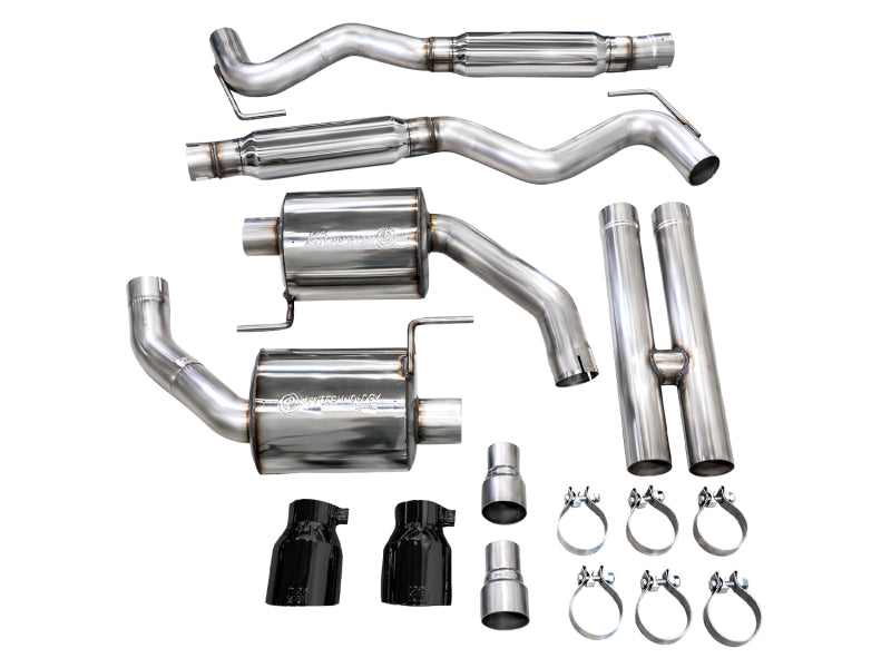 AWE Tuning 2024 Ford Mustang GT Fastback S650 RWD Touring Catback Exhaust w/ Dual Diamond Black Tips - 3015-33650