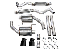 Load image into Gallery viewer, AWE Tuning 2024 Ford Mustang GT Fastback S650 RWD Touring Catback Exhaust w/ Dual Diamond Black Tips - 3015-33650
