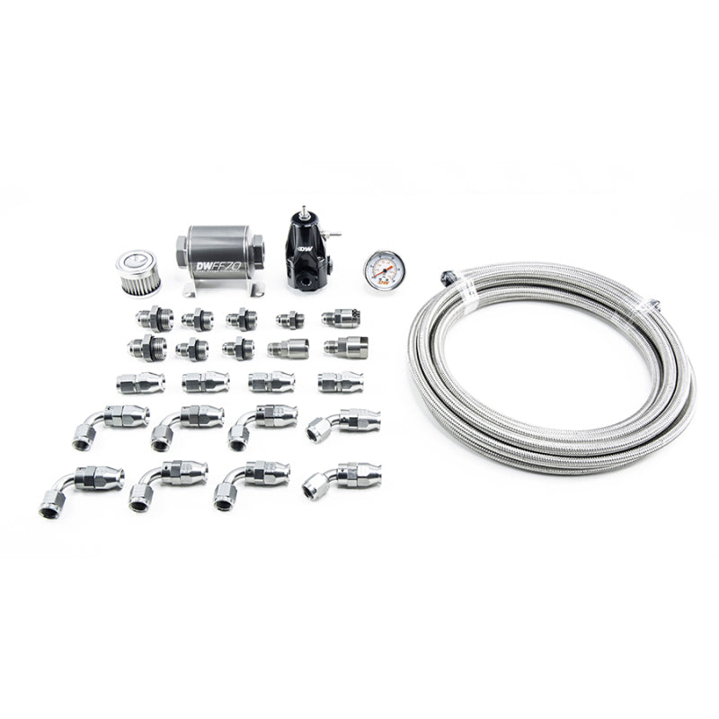DeatschWerks 10-15 Chevy Camaro X2 Series Pump Module -6AN PTFE Plumbing Kit - 6-610