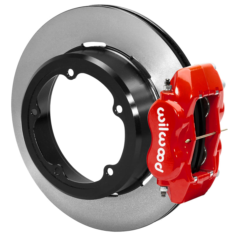 Wilwood kit rear FDLI DISC/DRUM strange floater 1PC red powder coat - 140-12420-R
