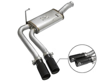 Load image into Gallery viewer, aFe Rebel Series CB Middle-Side Exit SS Exhaust w/ Black Tips 09-16 GM Silverado/Sierra V6/V8 - 49-44070-B
