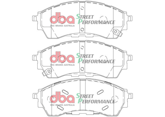DBA 2022+ Ford Ranger Raptor 3.0TT Front XP Performance Brake Pads - DB2379SP