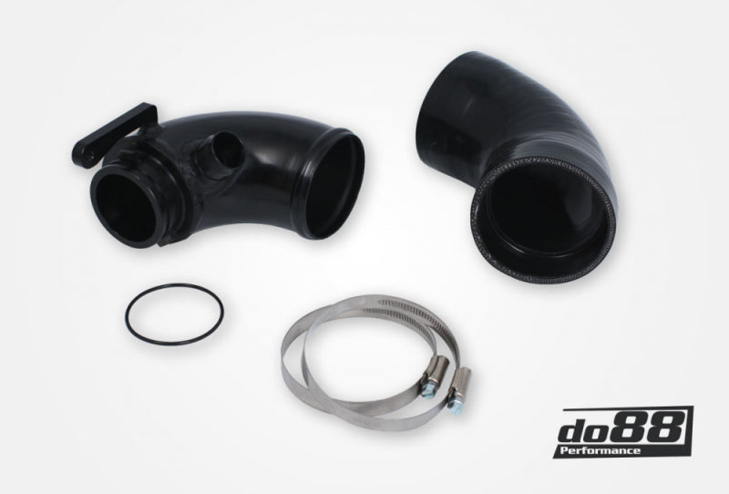 do88 VAG 1.8/2.0 TSI (MQB) Turbo Inlet Pipe Black Hose OEM Turbo do88 Airbox - IR-130S-48-DO88
