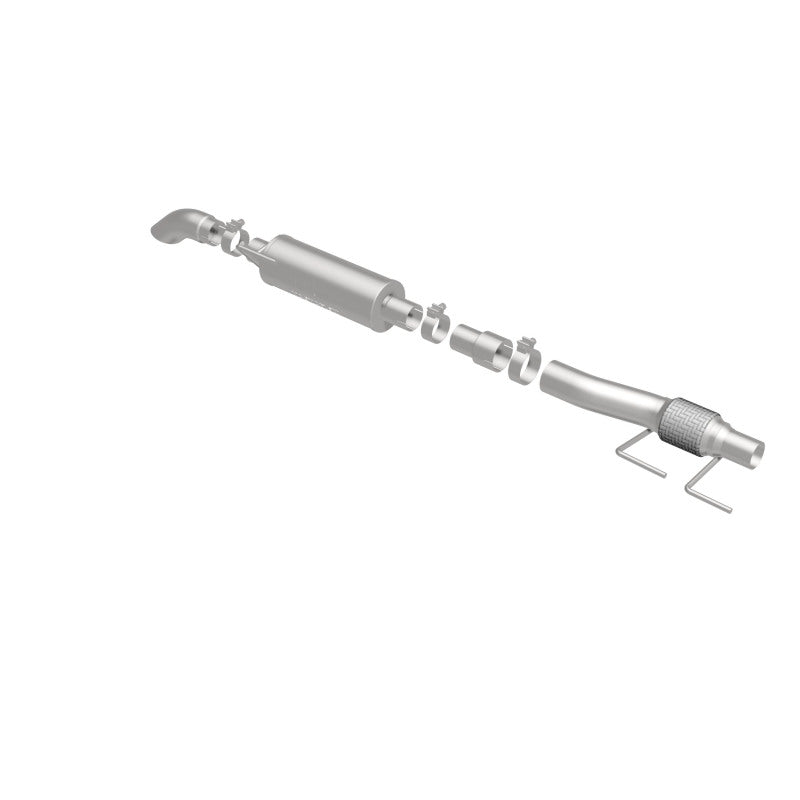 MagnaFlow Cat-Back, SS, 2.5/3in, Turn Down In Front Rear Tire 2015 Ford F150 2.7L V6T Ext Cab - 19056