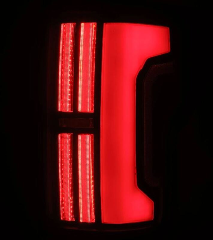 AlphaRex 07-13 Toyota Tundra Nova-Series LED Tail Lights - Black Red - 670052