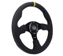 Load image into Gallery viewer, NRG Reinforced Steering Wheel (320mm) Alcantara Steering Wheel w/ Black Stitching - RST-012SA