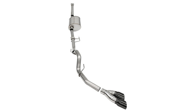 Corsa 2021-2025 Ford F-150 SuperCrew/6.5in Bed 3.5L V6 Sport Cat-Back Single Side Exit- - 21169BLK
