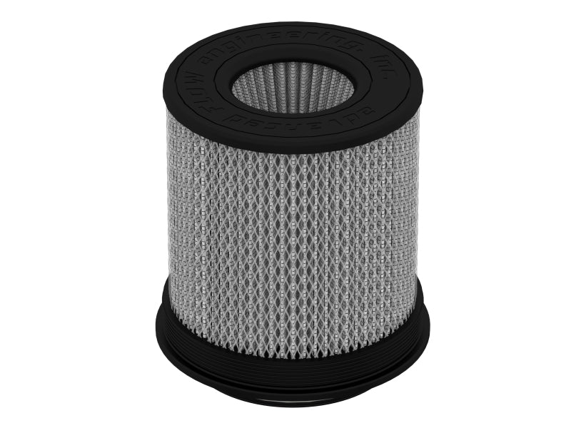 aFe MagnumFLOW Air Filter Pro DRY S 6in Flange x 8 1/8in Base/Top (INV) x 9in H - 21-91059