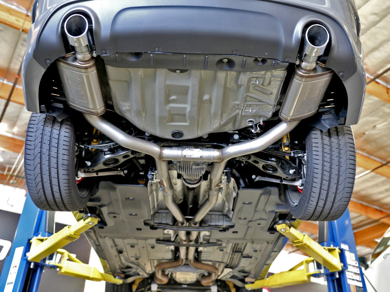 aFe MACH Force-Xp 3in 304 SS Cat-Back Exhaust 15-20 Dodge Charger Hellcat V8-6.2L (sc) / 392 V8-6.4L - 49-32070