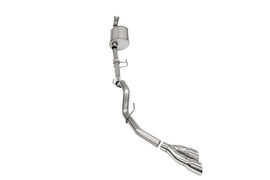 Corsa 2021-2025 Ford F-150 SuperCab/6.5in Bed 3.5L V6 Sport Cat-Back Single Side Exit-Polished