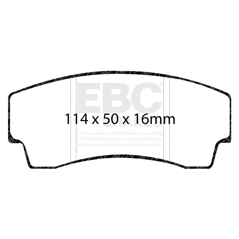 EBC Racing 99-02 Noble M12 2.6TT SR-11 Sintered Race Rear Brake Pads - DP8008.16SR11