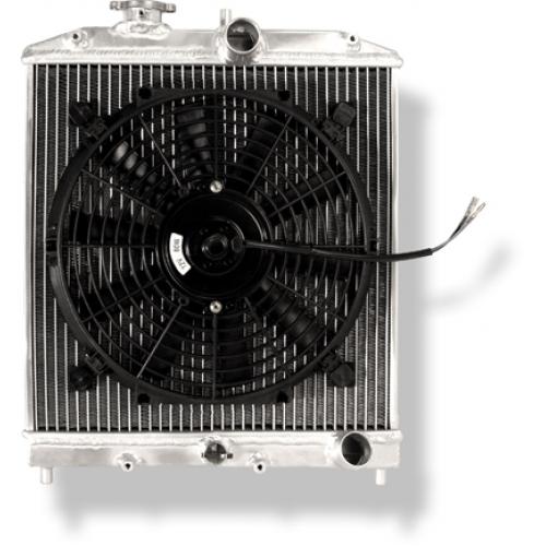 BLOX Racing 1992-2000 Honda Civic - 1/2 Core 2 Row Radiator - BXCC-00101