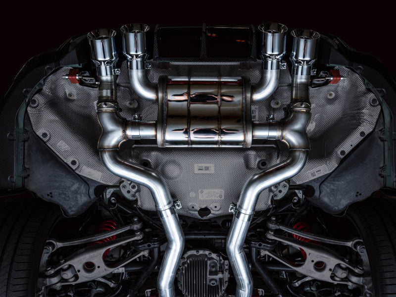 AWE Tuning SwitchPath Cat-Back Exhaust for BMW G8X M3/M4 - Chrome Silver Tips - 3025-43480