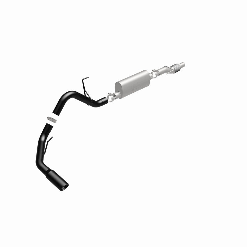 MagnaFlow SYS Cat-Back 11-14 Ford F-150 3.5L V6 EcoBoost 3in Black Single Side Exit Rear 3 Tip - 15364