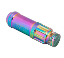 Load image into Gallery viewer, NRG 700 Series M12 X 1.25 Steel Lug Nut w/Dust Cap Cover Set 21 Pc w/Locks &amp; Lock Socket - Neochrome - LN-LS710MC-21