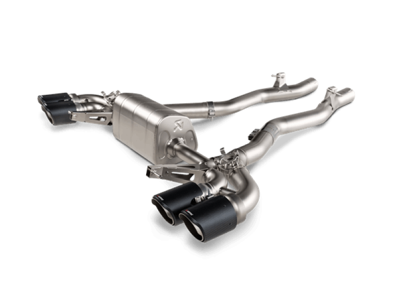 Akrapovic 2021 BMW M8/M8 Comp Gran Coupe (F93) w/OPF/GPF Slip-On Line (Titanium) w/Carbon Tips - S-BM/T/24H