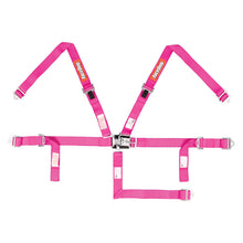 Load image into Gallery viewer, RaceQuip Pink JR. L &amp; L 5pt Harness - 709089