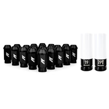 Load image into Gallery viewer, Mishimoto Aluminum Locking Lug Nuts M12x1.25 20pc Set Black - MMLG-125-20LBK