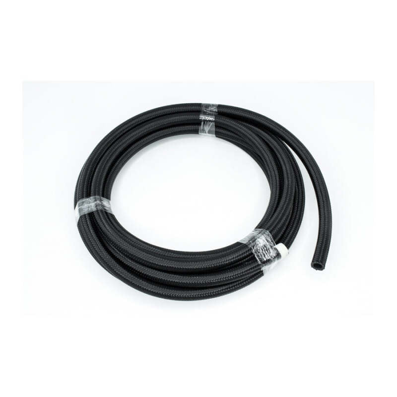 DeatschWerks 8AN Black Nylon Braided CPE Hose 20 Feet - 6-02-0816-20