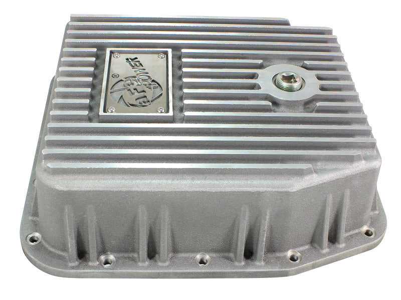 aFe Transmission Pan (Raw); Ford Trucks 93-08 AODE/4R70W - 46-70220