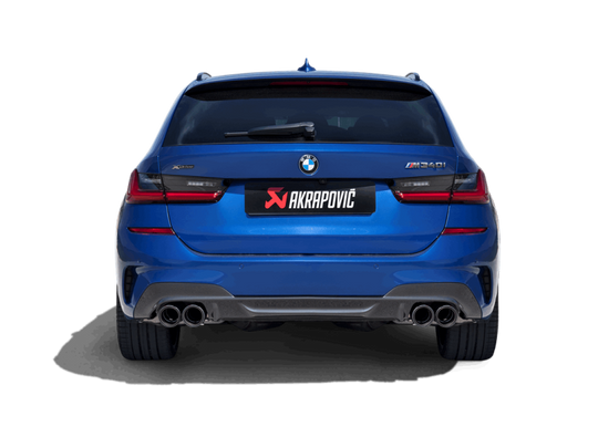 Akrapovic 20-22 BMW M340i (G20, G21) Slip-On Line (Titanium) (Requires BMW Part #18308686640) - S-BM/T/30H
