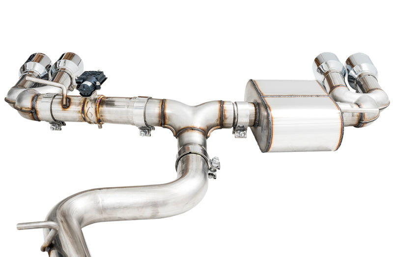 AWE Tuning Audi 8V S3 SwitchPath Exhaust w/Chrome Silver Tips 102mm - 3025-42068