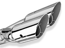 Load image into Gallery viewer, Borla Universal Polished Tip Dual Round Angle-Cut Intercooled (inlet 2 1/2in. Outlet 3in) *NO Return - 20213
