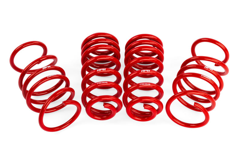APR 22-26 Volkswagen Golf R (MK8) Lowering Springs - Red - SUS00017