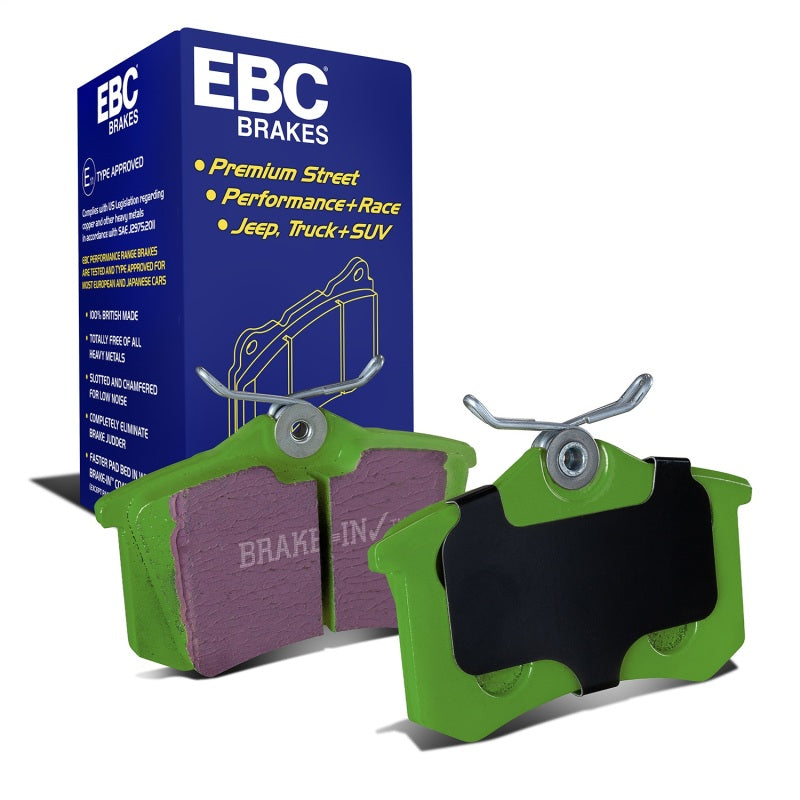 EBC 10-13 Audi A3 2.0 TD Greenstuff Rear Brake Pads - DP2680