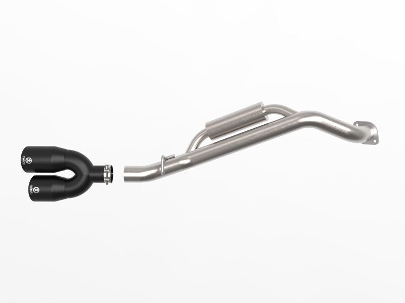 aFe Takeda 2-1/2in 304 Stainless Steel Axle-Back Exhaust w/ Black Tip Hyundai Kona 24-26 L4-1.6L (t) - 49-37046-B