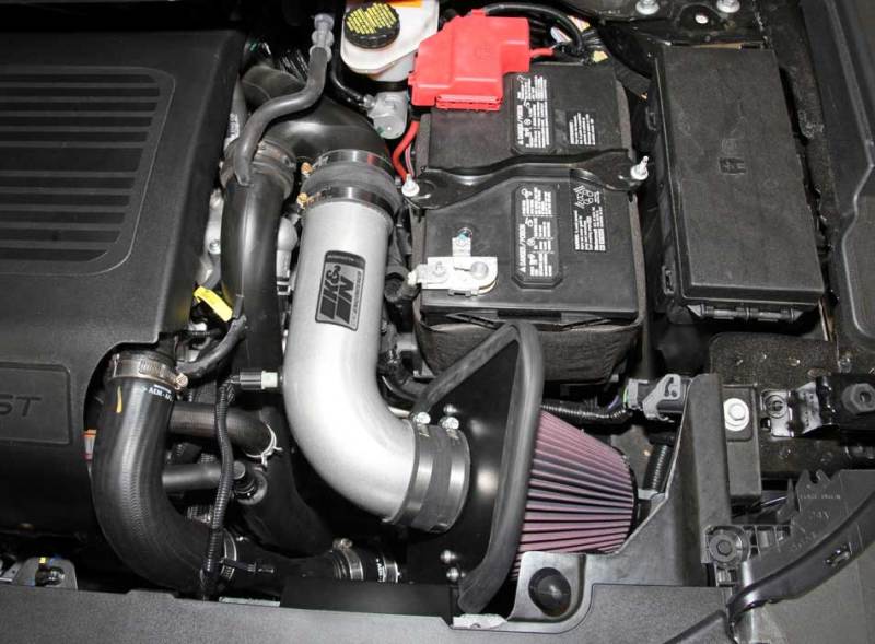 K&N 11 Ford Taurus SHO 3.5L V6 Silver Typhoon Cold Air Intake - 69-3531TS