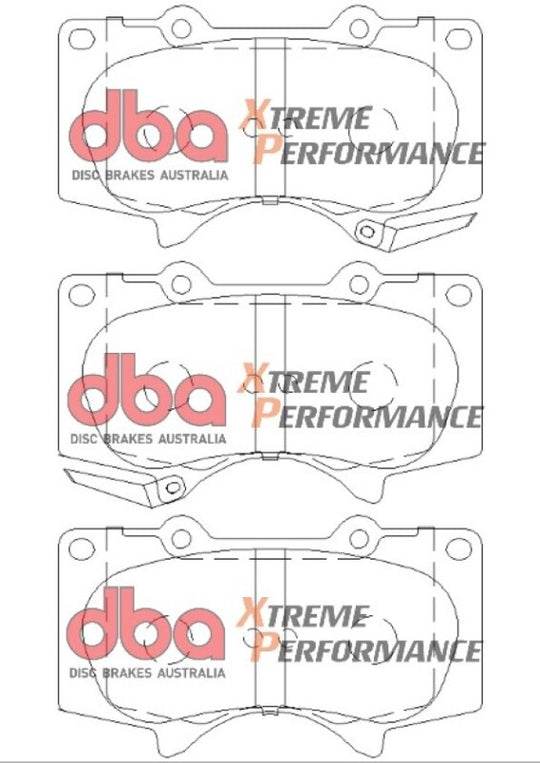DBA 2015 Toyota Tacoma XP650 Front Brake Pads - DB1482XP